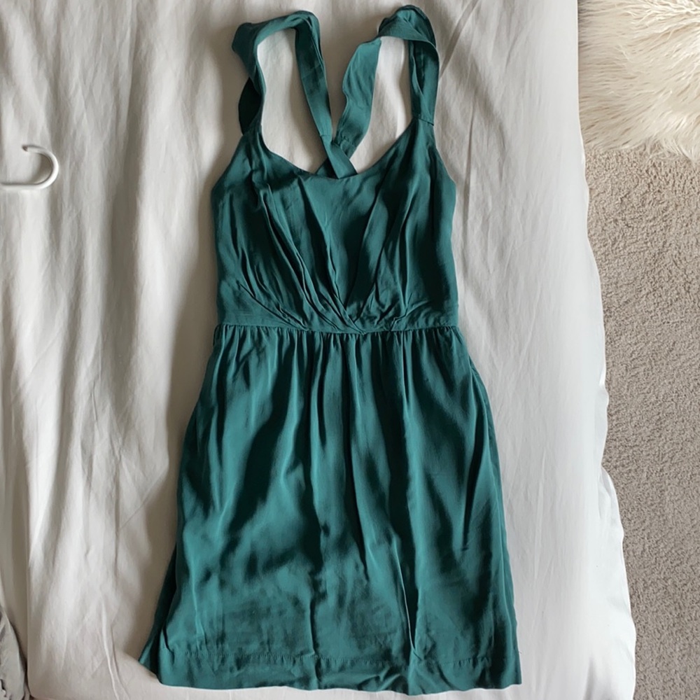 BCBG Green Cocktail Dress